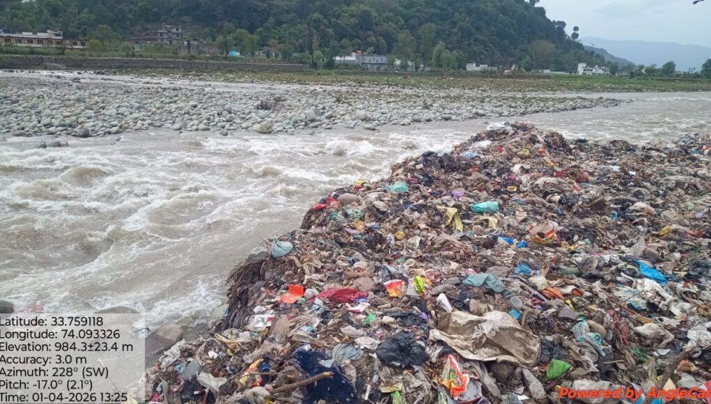 Shopian’s streams squeezed by waste, encroachments, unplanned development