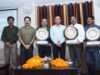 Three Agriculture Deptt employees retire after 35 yrs of dedicated service