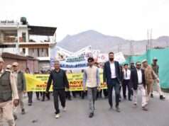 DC Nubra leads Pad Yatra to spread drug awareness under Nasha Mukt Bharat Abhiyan