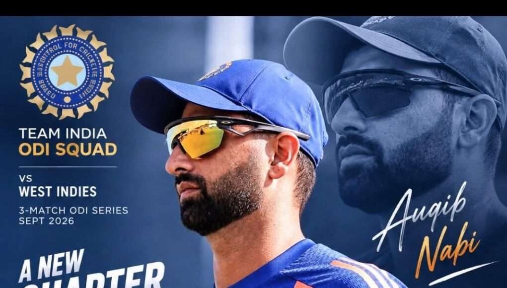 J&K seamer Auqib Nabi earns maiden India ODI call-up for West Indies series