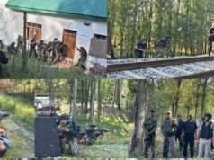Security forces conduct mock drill Aaong Wachi railway track, test swift response