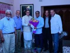 CM Omar Abdullah meets IUST VC, KCCI delegation at Raabita