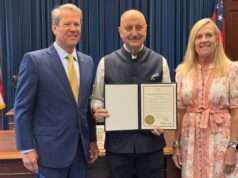 Anupam Kher receives Georgia State Commendation from Governor Brian Kemp