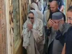 Andrabi inaugurates upgradation projects at three Ziyarat complexes in Kangan