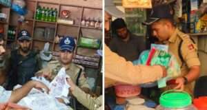 Bijhama Police intensifies plastic crackdown, 25 lg polythene seized
