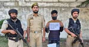 Sheeri Police arrests drug peddler, 170 gms cannabis seized
