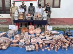Hyderbeigh market theft case cracked, three arrested; stolen copper utensils recovered