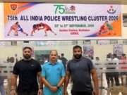J&K Police’s Bania Min, Ishaq Ahmed win bronze at 75th All India Police Wrestling Cluster