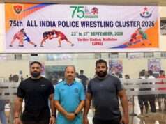 J&K Police’s Bania Min, Ishaq Ahmed win bronze at 75th All India Police Wrestling Cluster