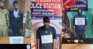 Drug network hit across South Kashmir, five arrested with over 13 Kg ganja, heroin, cannabis