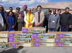 LG Saxena flags off Ladakh’s first commercial Lilium consignment to national markets