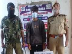 Devsar Police cracks down on drug peddling, arrests man with 550 gms cannabis