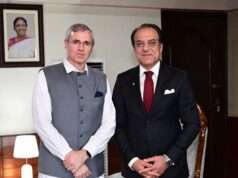 Omar Abdullah meets NDB Independent Evaluation Chief, explores development support for J&K