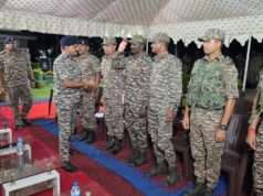 CRPF DG G P Singh meets injured personnel in Manipur, commends courage under attack