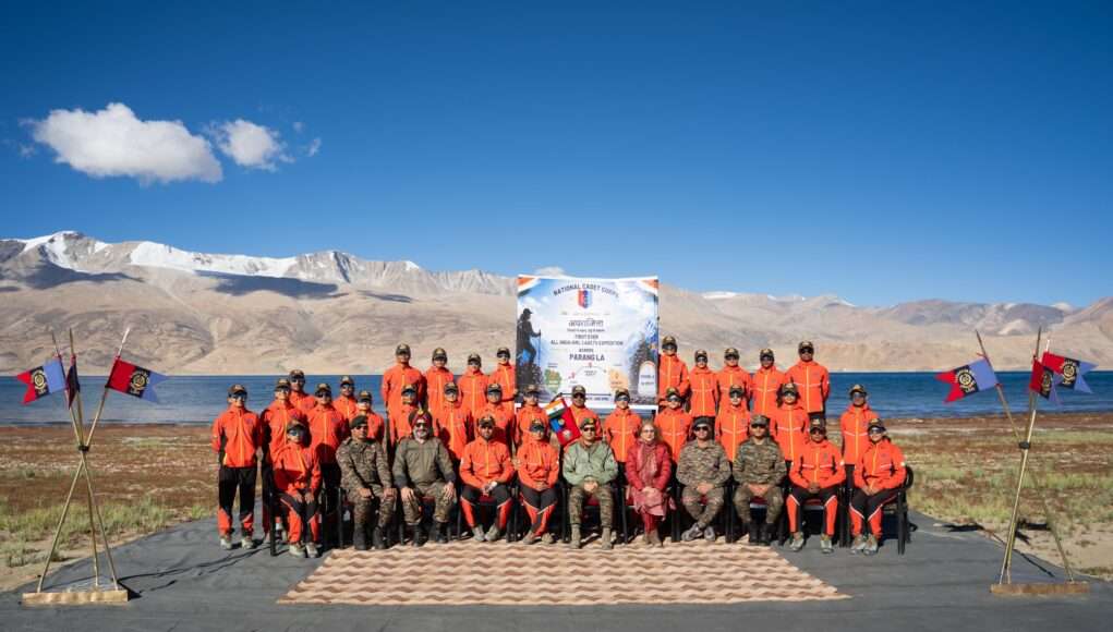 20 NCC girl cadets conquer 5,578-metre Parang La in 250-Km ‘Aparajita’ Trek