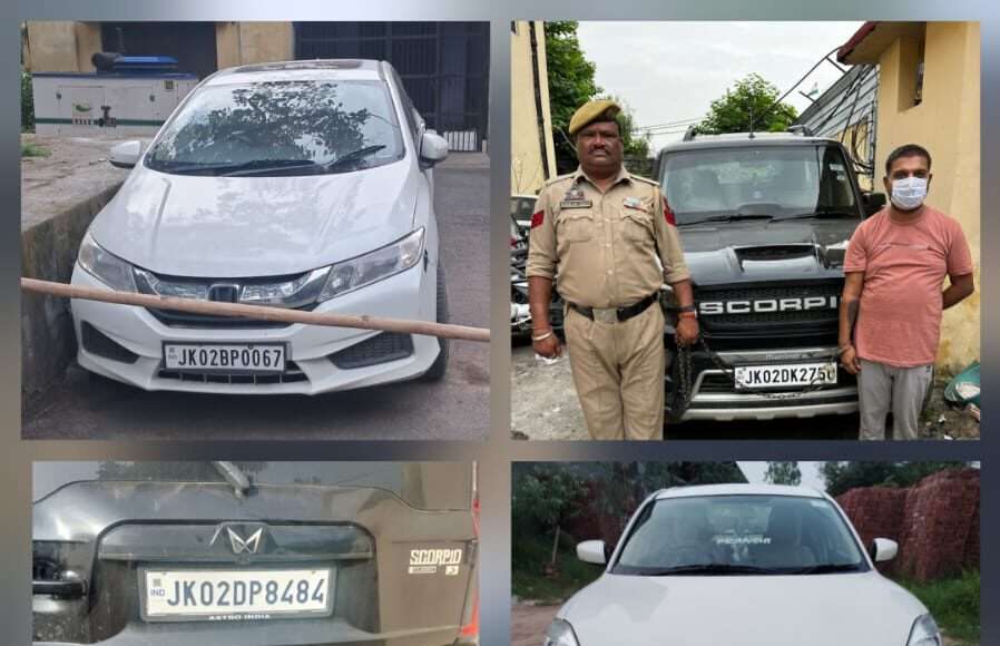 RS Pura Police seizes eight vehicles worth ₹80 lakh in fraud case, three arrested
