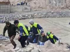 Landslide kills two labourers during road work near Jingchan, three injured