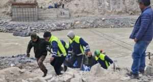 Landslide kills two labourers during road work near Jingchan, three injured