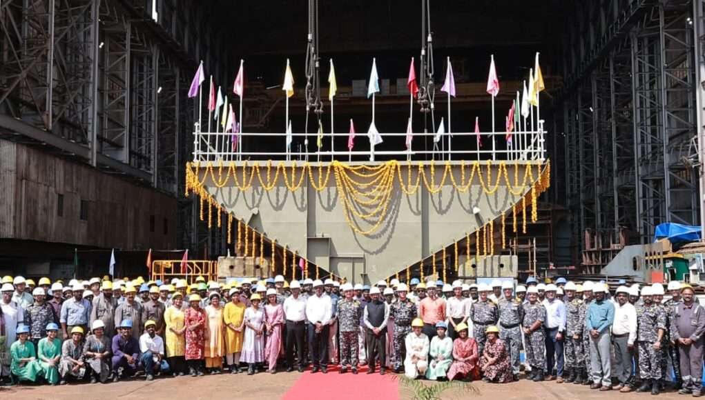 First NGMV keel laid at Cochin Shipyard
