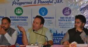 Sunil Sharma turns Srinagar outreach into sharp attack on NC Govt