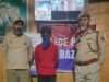 Mir Bazar Police crack down on drug trade, peddler held with 21 gms cannabis
