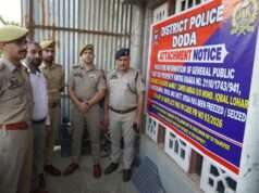 Doda Police freezes ₹20 lakh property in NDPS crackdown