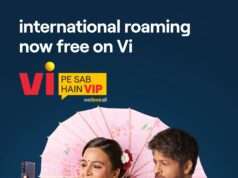 Vi makes international roaming free on select postpaid, prepaid, enterprise plan