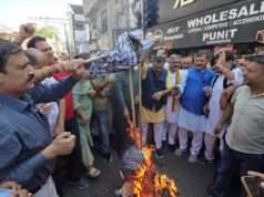BJP takes Statehood resolution fight to streets across J&K, protests NC Govt over autonomy, special-status references