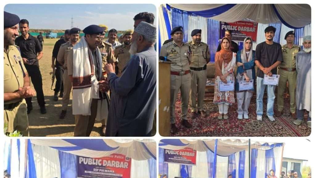 SSP Sahil Sarangal directs Pulwama Police to resolve public grievances on priority