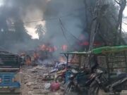Airstrike near a market in Myanmar's Rakhine state kills 49 people