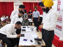 Aryans law students get hands-on exposure to fingerprint analysis, forensic evidence