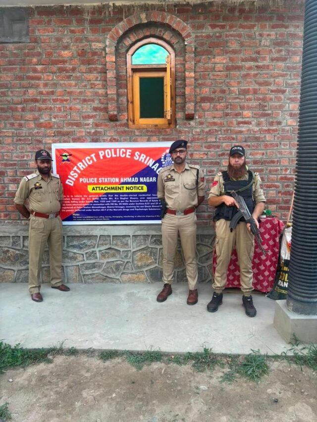 Assets worth over Rs 6.22 crore attached in six NDPS cases: Srinagar Police