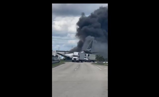 At least 5 dead after Amazon cargo plane barrelled off runway at Miami airport At least 5 dead after Amazon cargo plane barrelled off runway at Miami airport