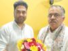 BJP’s Manzoor Bhat meets Tarun Chugh