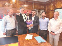 Chief Justice Dr Pushpendra Singh Bhati welcomed by High Court Staff Welfare Association