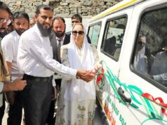 Darakhshan Andrabi unveils shrine upgrade, high-tech ambulance service at Baba Rishi