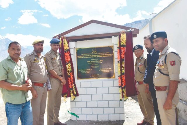 DGP Anand Jain concludes 2-day Kargil visit, reviews security and policing