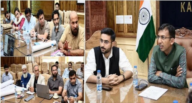 Div Com Kashmir chairs meeting to address issues related to Medicity project