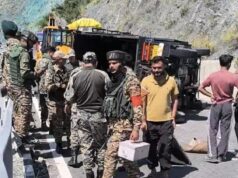 Five BSF personnel injured as truck overturns on NH-44 in Ramban