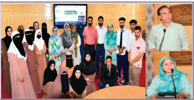 GDC Ganderbal organises awareness programme on World Literacy Day