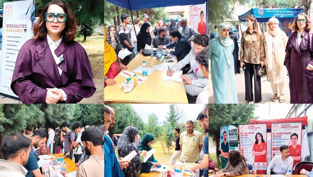 KMCH Sempora holds free multi-speciality medical camp at SSM College of Engineering Parihaspora