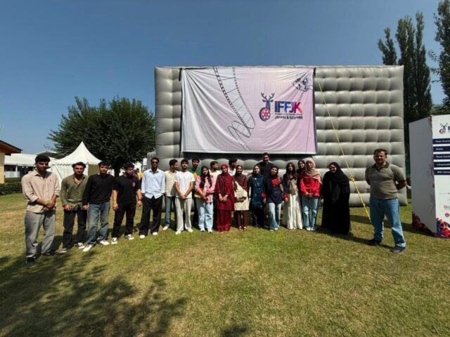 IUST Journalism students attend Master Classes at International Film Festival in Srinagar