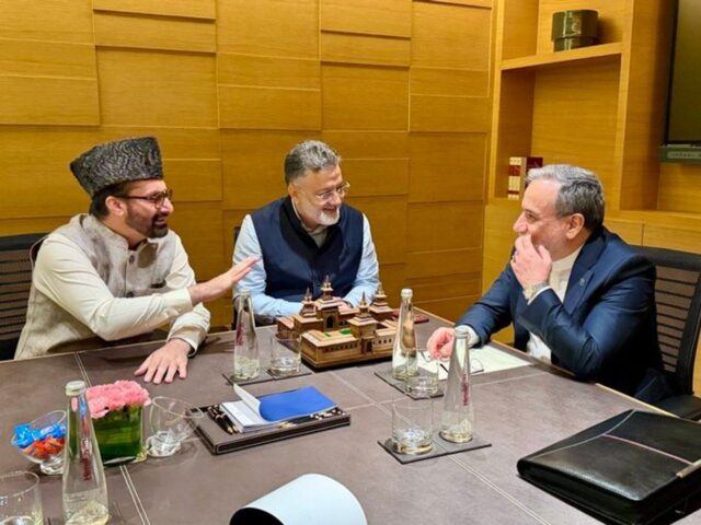 Mirwaiz meets Iran President, FM in New Delhi, stresses dialogue, Muslim unity