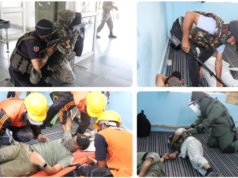 Multi-agency contingency response rehearsal held at Baramulla Railway Station