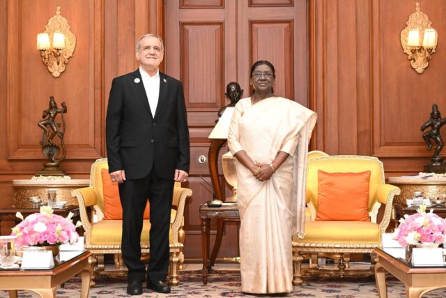 Conflicts be resolved through dialogue, diplomacy: President Murmu in meeting with Iran's Pezeshkian