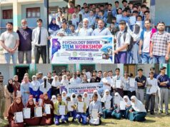 Psy-STEM workshop concludes in Bandipora