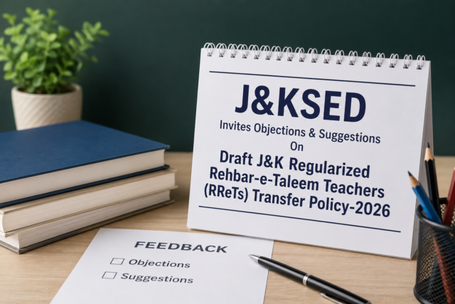 SED seeks objections, suggestions for draft RReT transfer policy-2026 SED seeks objections, suggestions for draft RReT transfer policy-2026