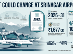 Srinagar airport charges under review; AERA begins 5-year tariff exercise