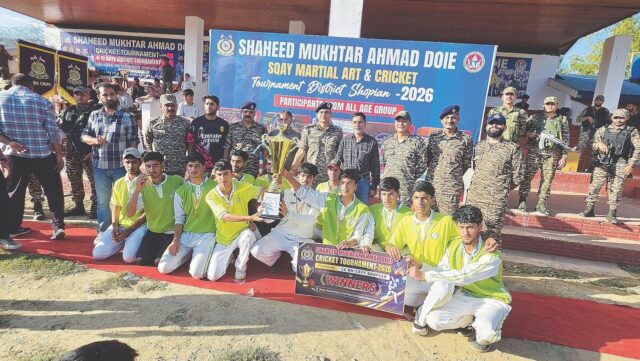 U-19 T20 Cricket, Martial Arts Tournaments conclude in Shopian