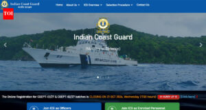 Indian Coast Guard recruitment 2026: Registration window closes on October 21 for 365 posts; check direct link to apply